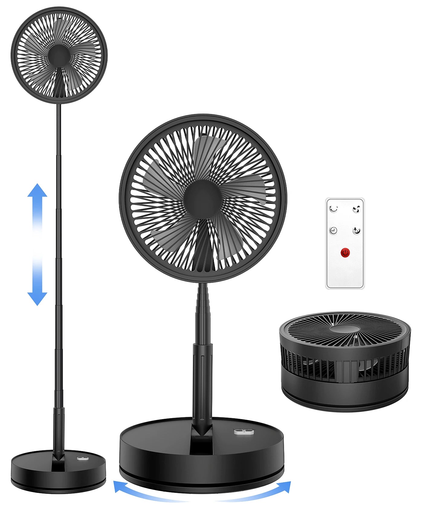 9" Foldable Rechargeable Fan