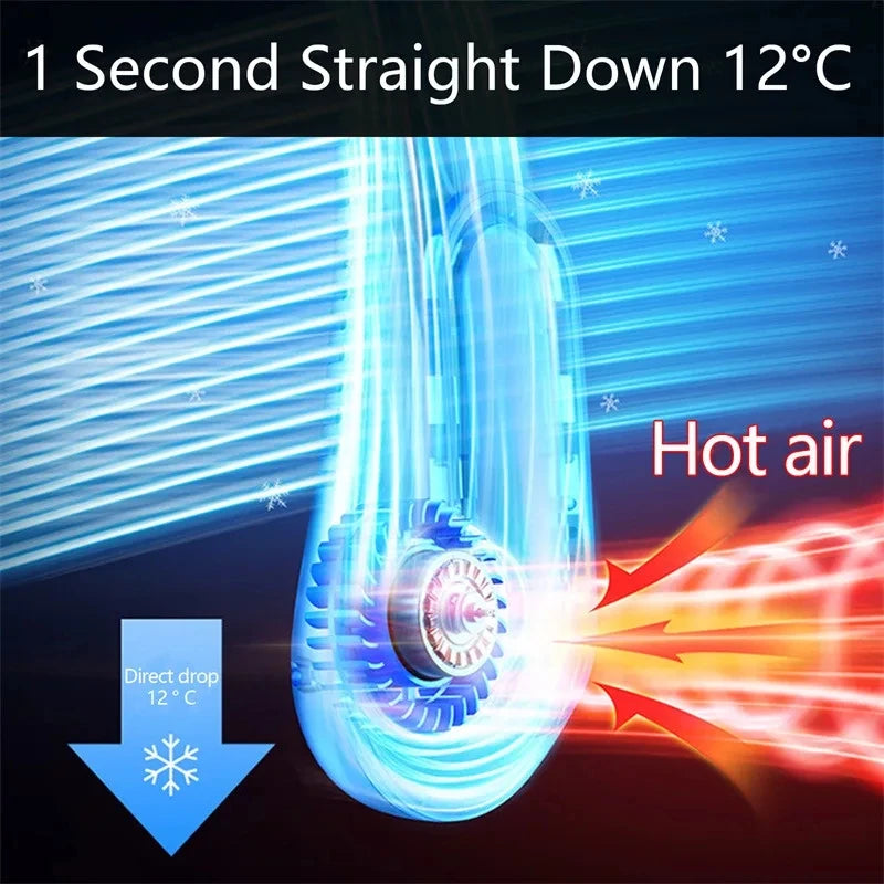 Neck Bladeless Portable Fan
