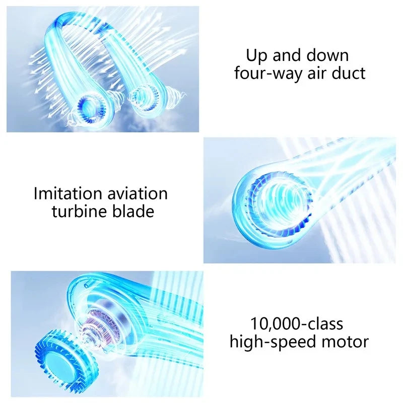 Neck Bladeless Portable Fan