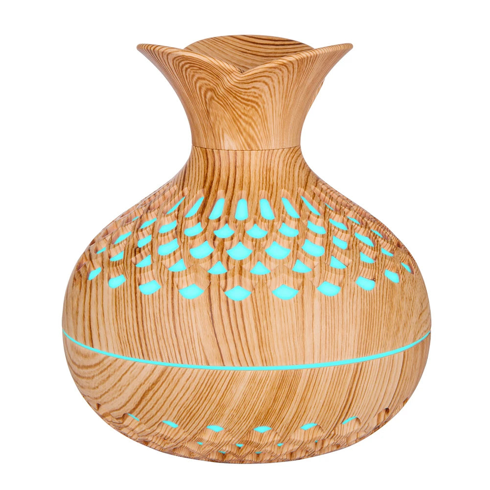 Wood Grain Flower Humidifier